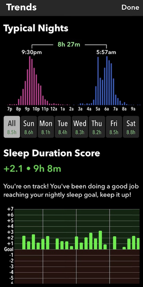 Sleep++ iOS aplikace 3 Sleep++ iOS aplikace