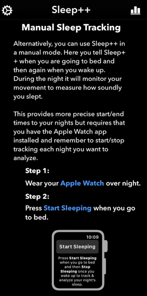 Sleep++ iOS aplikace 7 Sleep++ iOS aplikace
