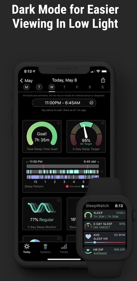 SleepWatch by Bodymatter iOS aplikace 4 SleepWatch by Bodymatter iOS aplikace