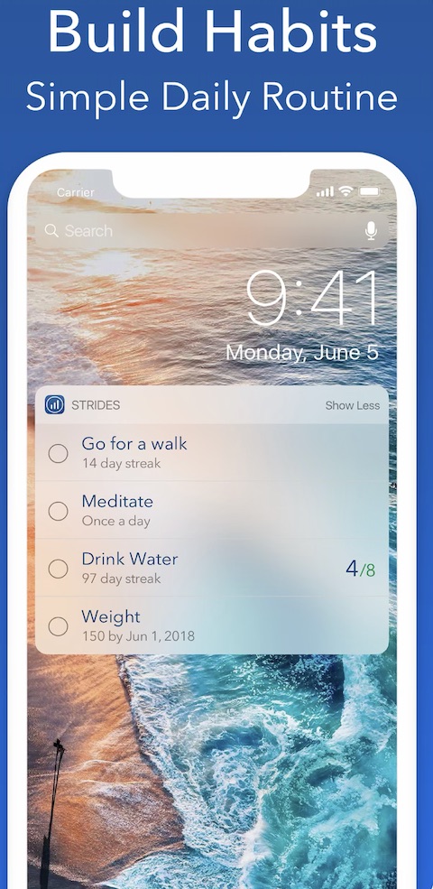 Strides iOS screenshot aplikace 8 Strides iOS screenshot aplikace