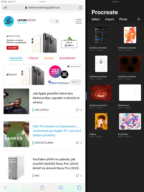 iPad Split View 2 iPad Split View
