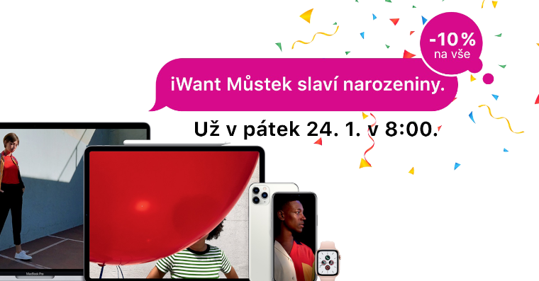 iWant Můstek slaví narozeniny