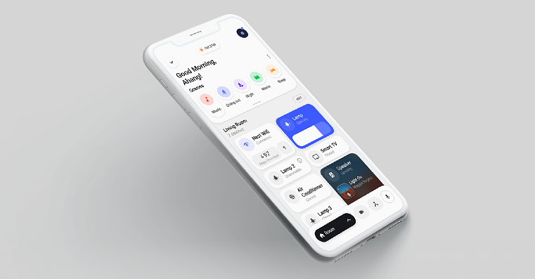 koncept aplikace Domácnost