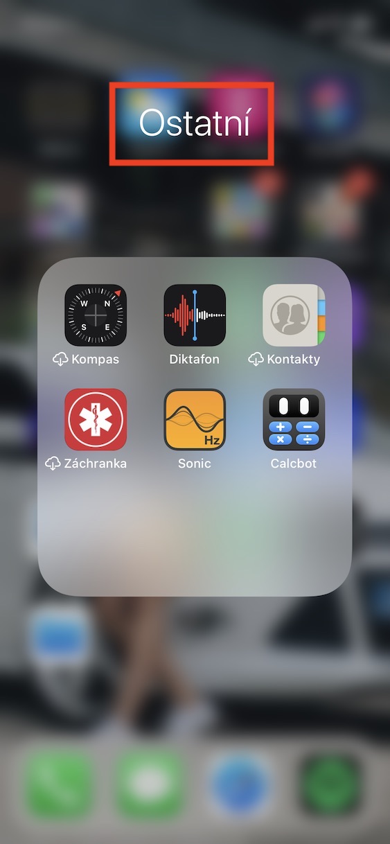 slozky_bez_popisu_ios13-3_3 vytvoření složky bez popisu ios 13.3