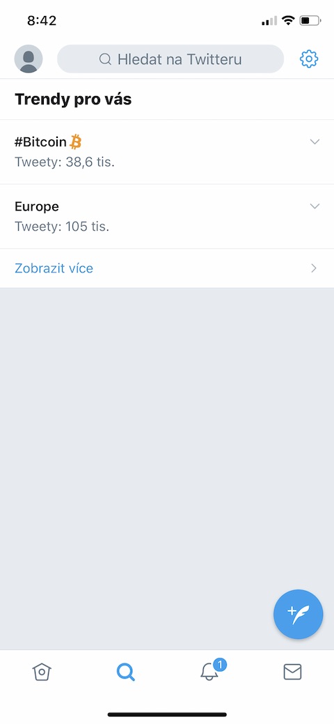 Twitter Lite webova aplikace screenshot 1 Twitter Lite webova aplikace screenshot