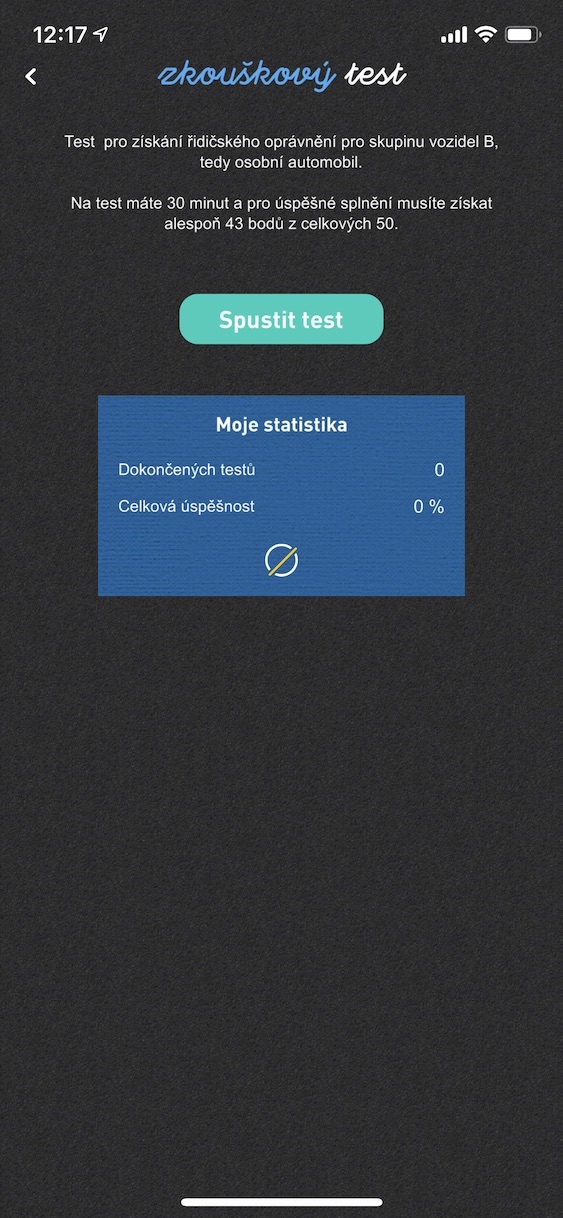 aplikace_autoskola_ios10 aplikace autoškola