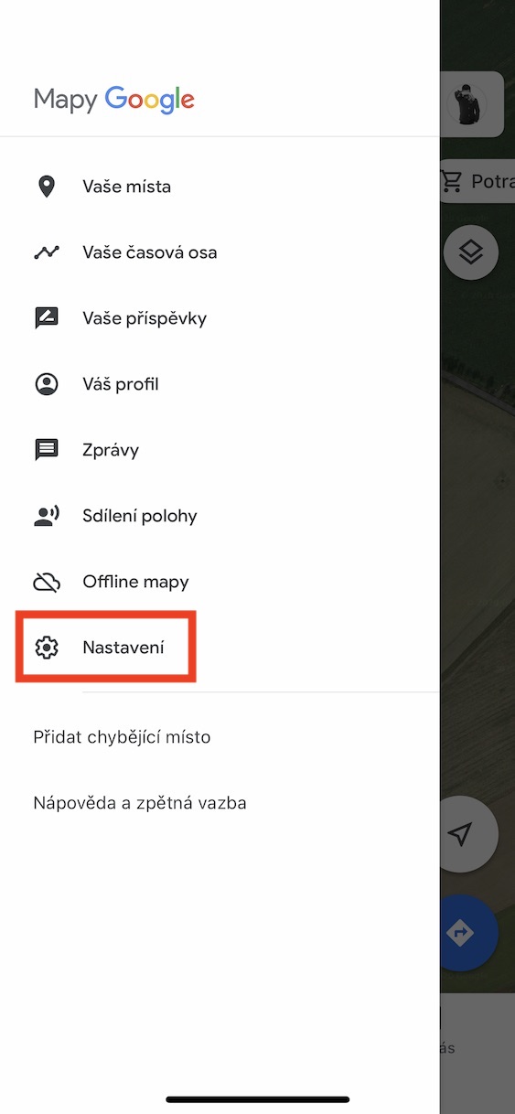 google_maps_domov_prace_ios2 google maps nastavení domovské a pracovní adresy