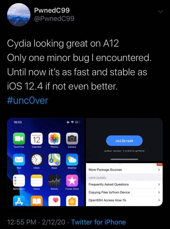 unc0ver_jailbreak_twitter6 unc0over jailbreak informace