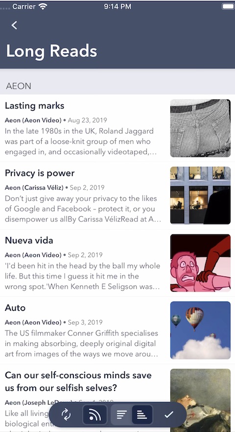 Fiery Feeds iOS aplikace 8 Fiery Feeds iOS aplikace