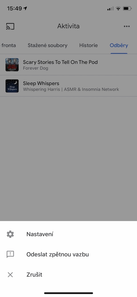 Google Podcasty iOS 1 Google Podcasty iOS
