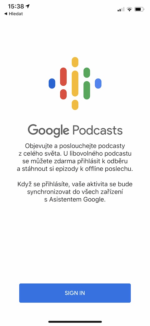 Google Podcasty iOS 2 Google Podcasty iOS