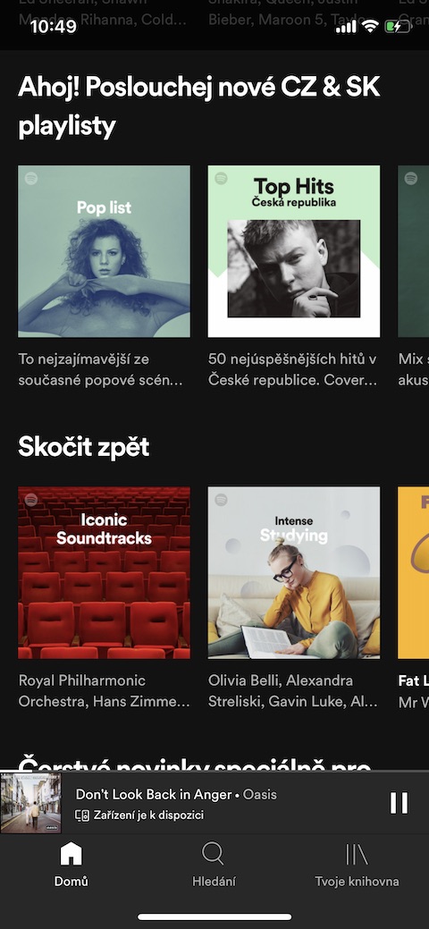 Spotify novy vzhled 3 Spotify novy vzhled