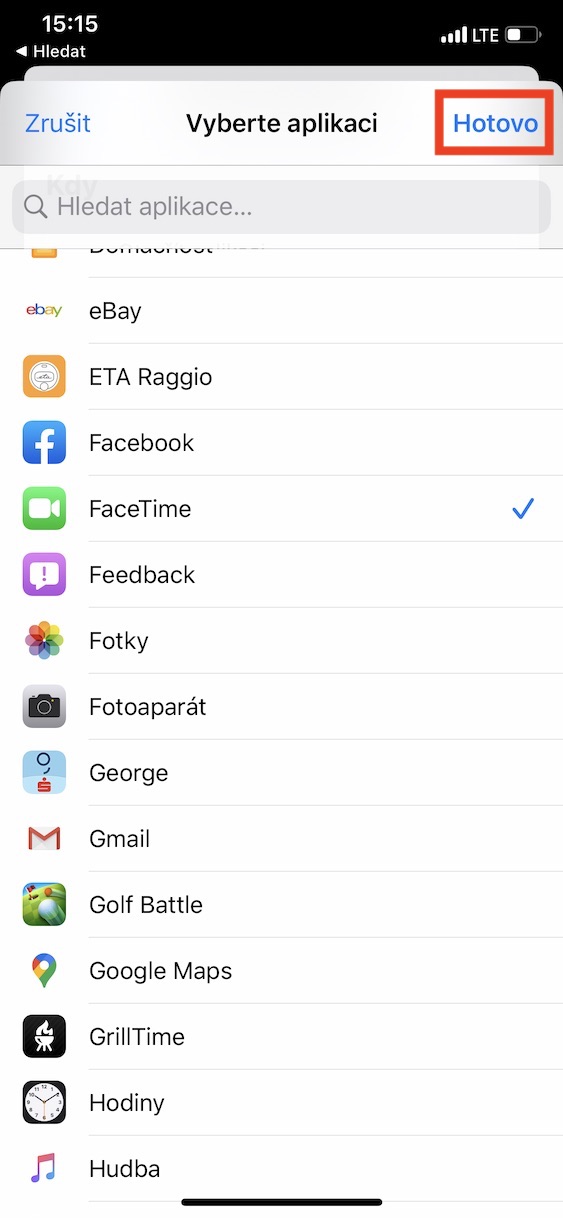 automatizace_facetime_wifi1 vytvoření automatizace při zapnutí facetime vypnout wifi