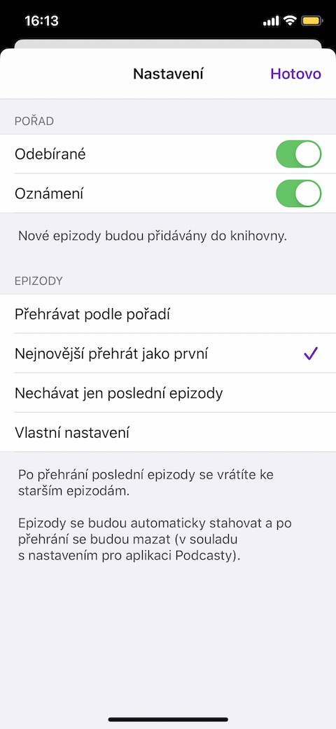 iOS Podcasty upravit prehravani 1 iOS Podcasty upravit prehravani