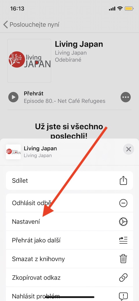 iOS Podcasty upravit prehravani 2 iOS Podcasty upravit prehravani
