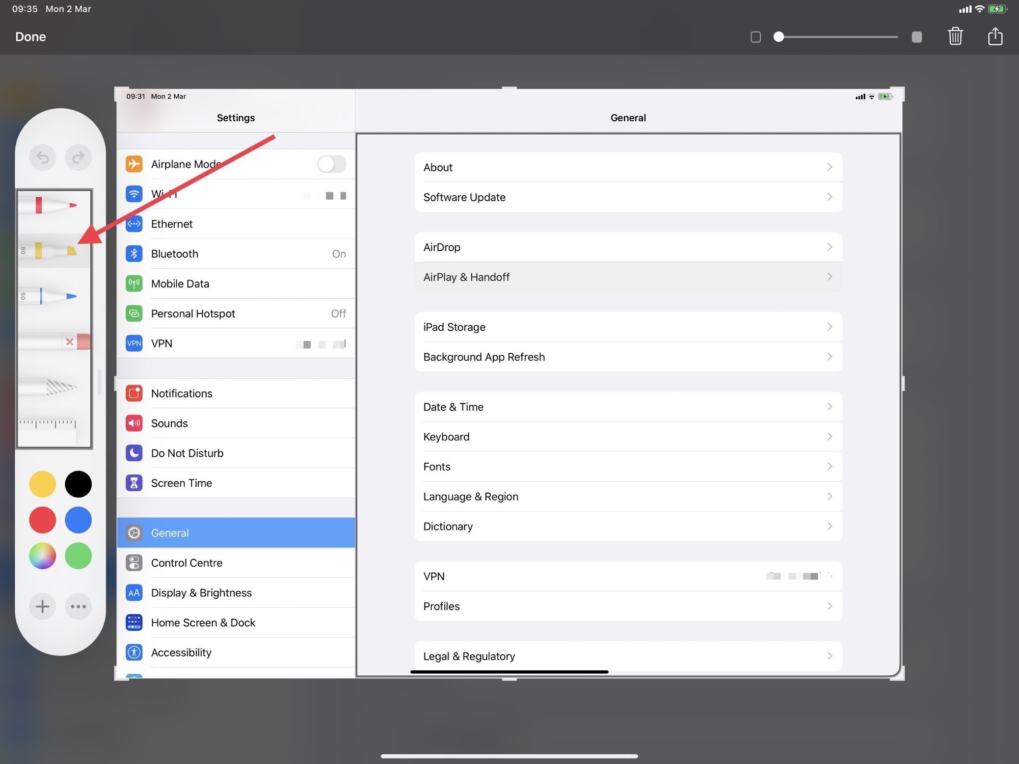 Plný přístup ke klávesnici v iPadOS 13.4