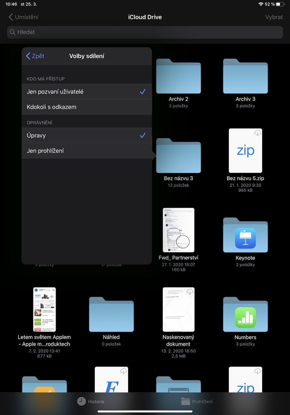 sdileni_slozek_ipad_icloud3 sdílení složek icloud