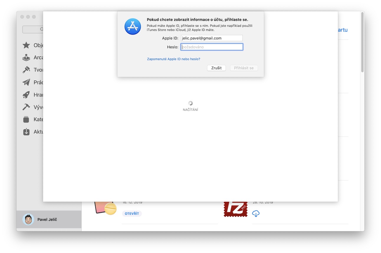 zmena_prezdivky_macos1 změna přezdívky v app storu