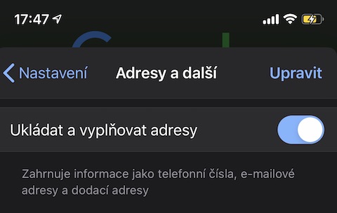 Chrome iOS Platby hesla adresy 5 Chrome iOS Platby hesla adresy