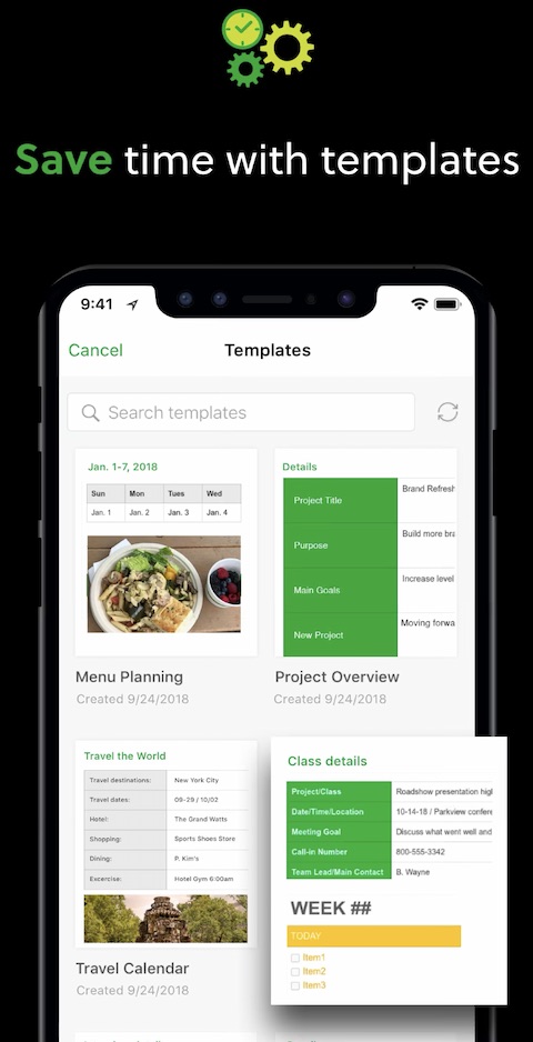 Evernote iOS 6 Evernote iOS