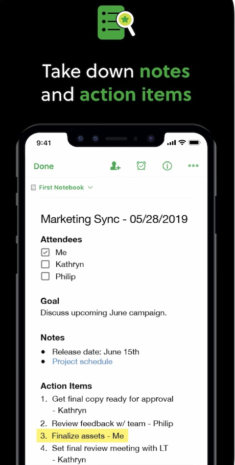 Evernote iOS 7 Evernote iOS