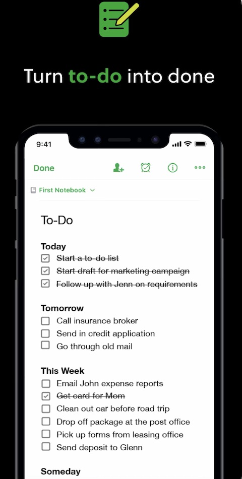 Evernote iOS 8 Evernote iOS