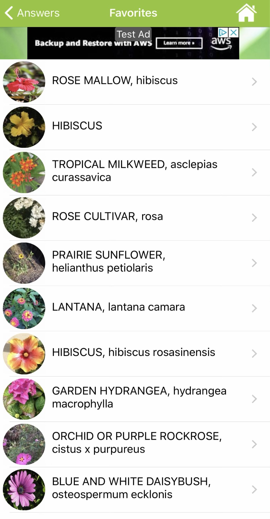 Garden Answers iOS 4 Garden Answers iOS