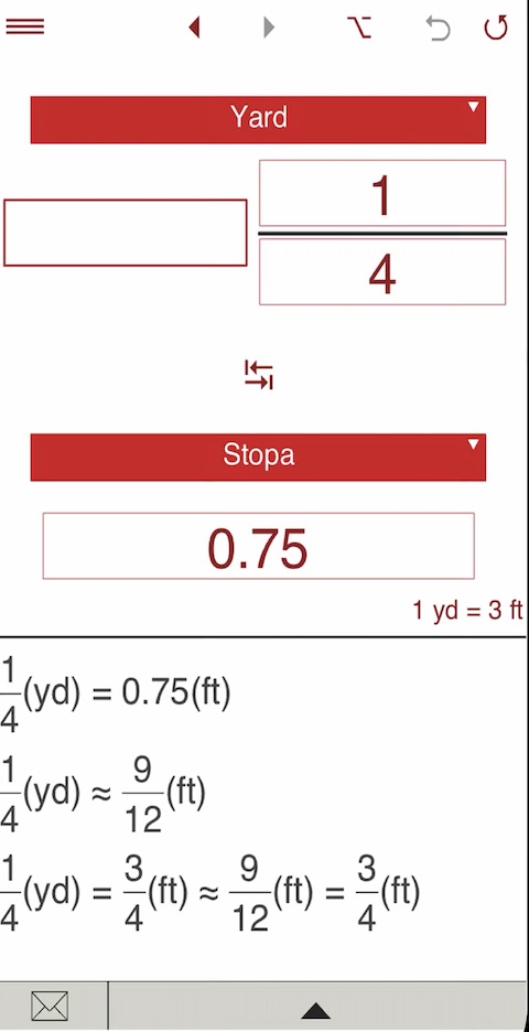 Prevodnik jednotek iOS 4 Prevodnik jednotek iOS