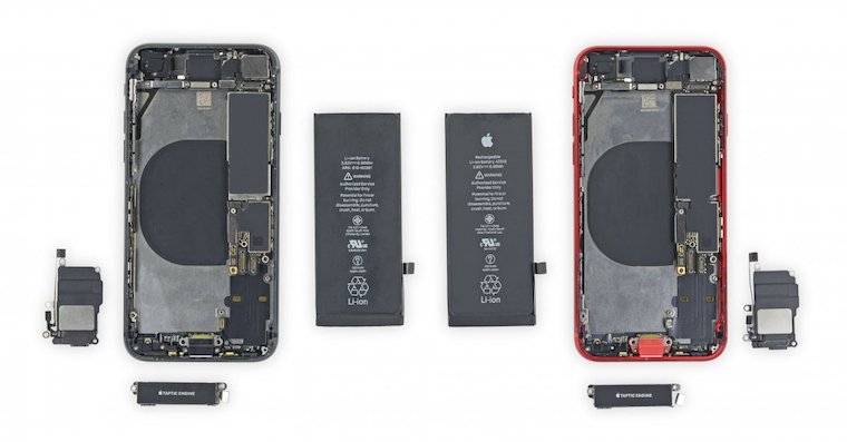 iPhone SE 2 iPhone 8 teardown iFixit 1 iPhone SE 2. generace iPhone 8 rozebrání