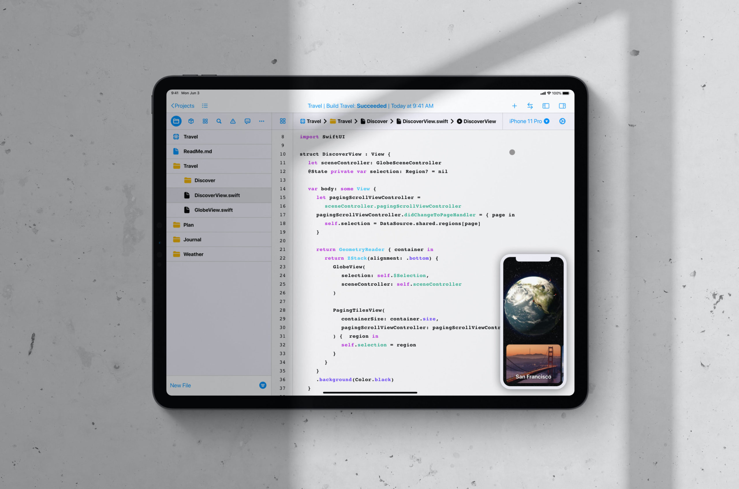 ipad xcode 2 Koncept Xcode na iPadu