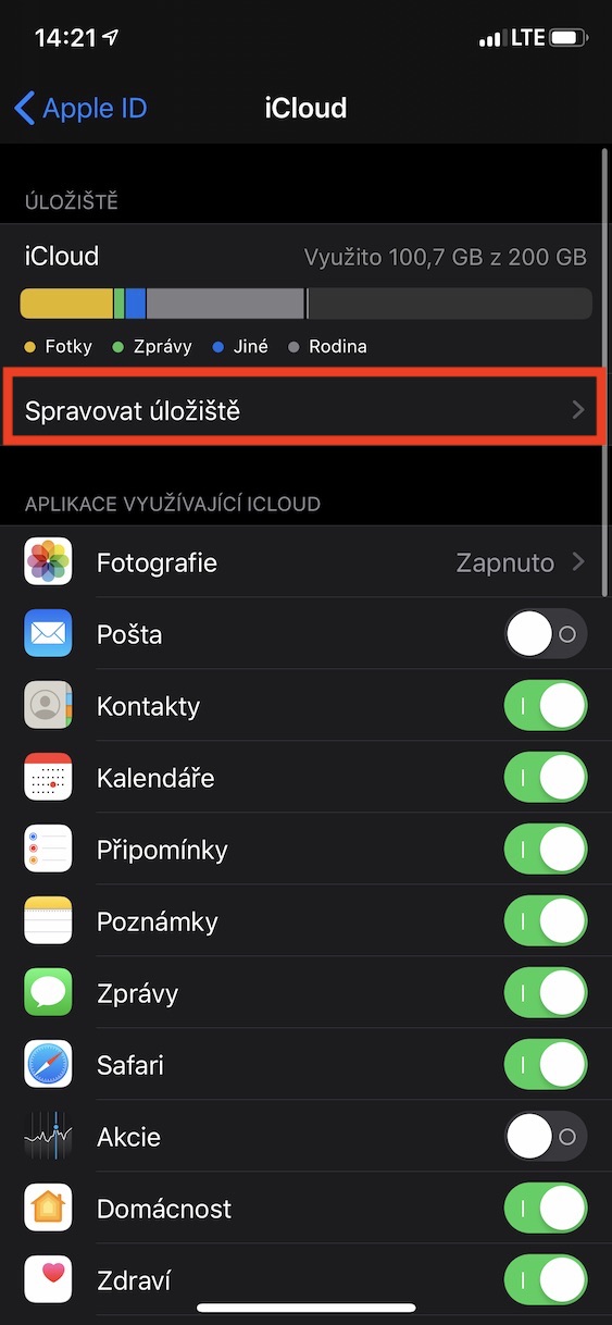 zmena_Tarifu_icloud4 změna tarifu icloud