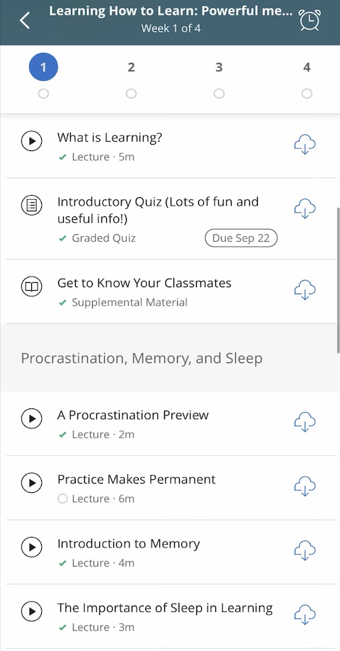Coursera iOS 4 Coursera iOS