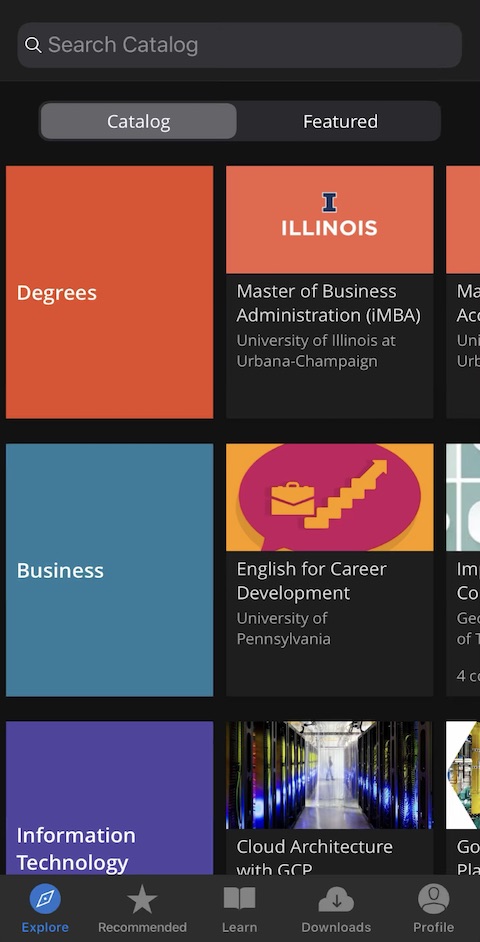 Coursera iOS 5 Coursera iOS