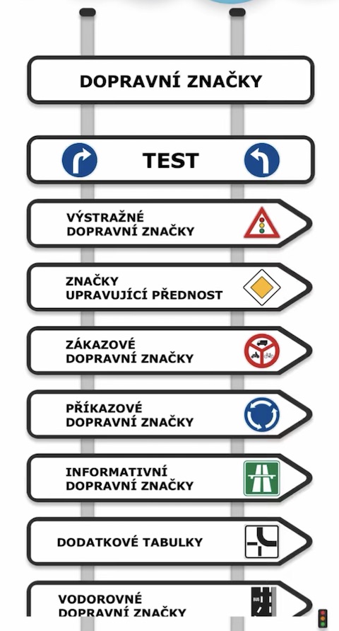 Dopravni znacky iOS 5 Dopravni znacky iOS
