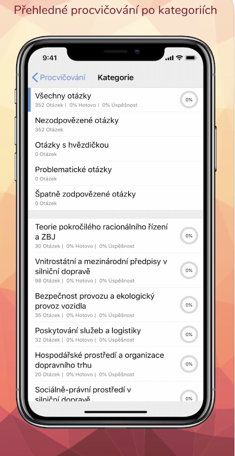 Profesni zpusobilost ridice iOS 5 Profesni zpusobilost ridice iOS