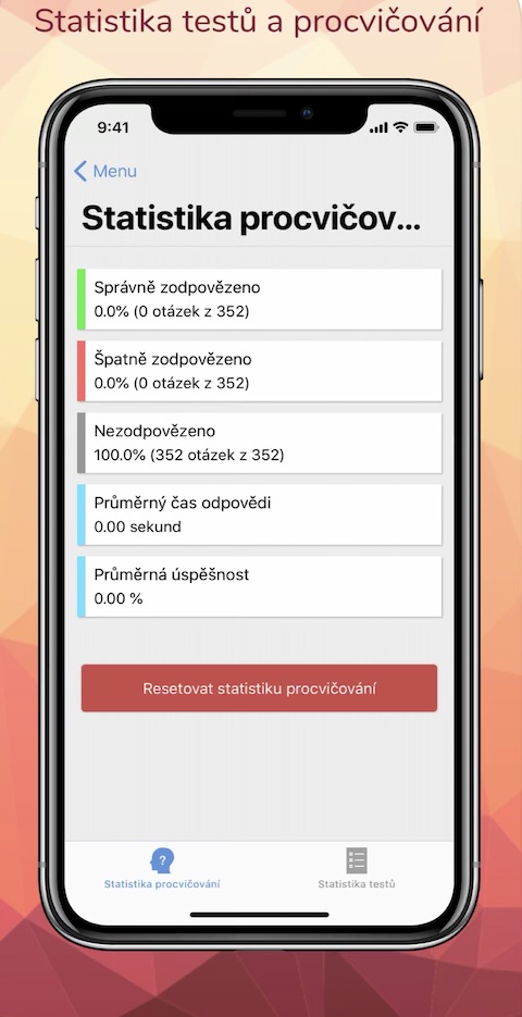 Profesni zpusobilost ridice iOS 7 Profesni zpusobilost ridice iOS
