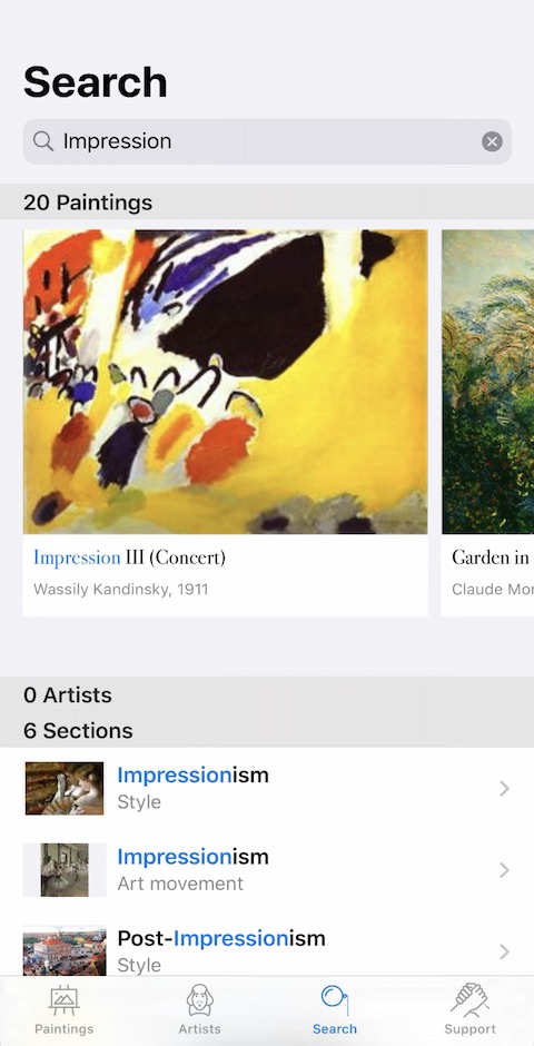 Wikiart iOS 8 Wikiart iOS