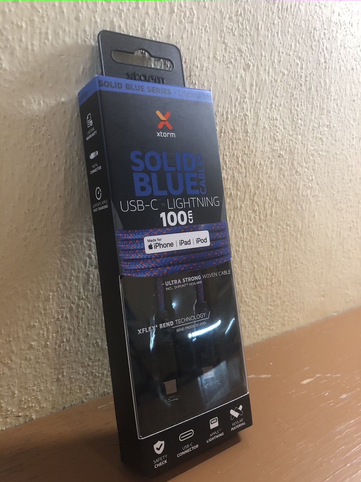 Xtorm Solid Blue USB-C Lightning 100 cm 2 Xtorm Solid Blue USB-C/Lightning