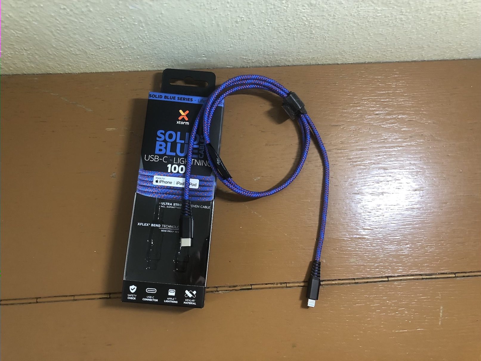 Xtorm Solid Blue USB-C Lightning 100 cm 22 Xtorm Solid Blue USB-C/Lightning