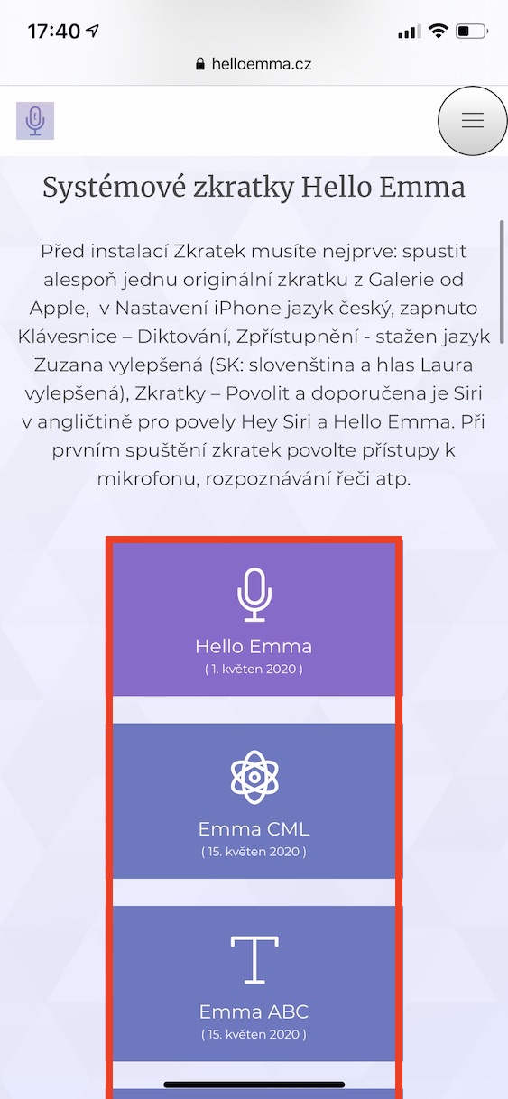Jak nainstalovat Hello Emma?