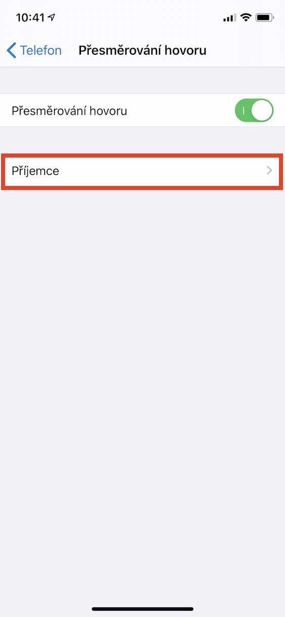 presmerovani_hovoru_ios4 přesměrování hovorů v ios