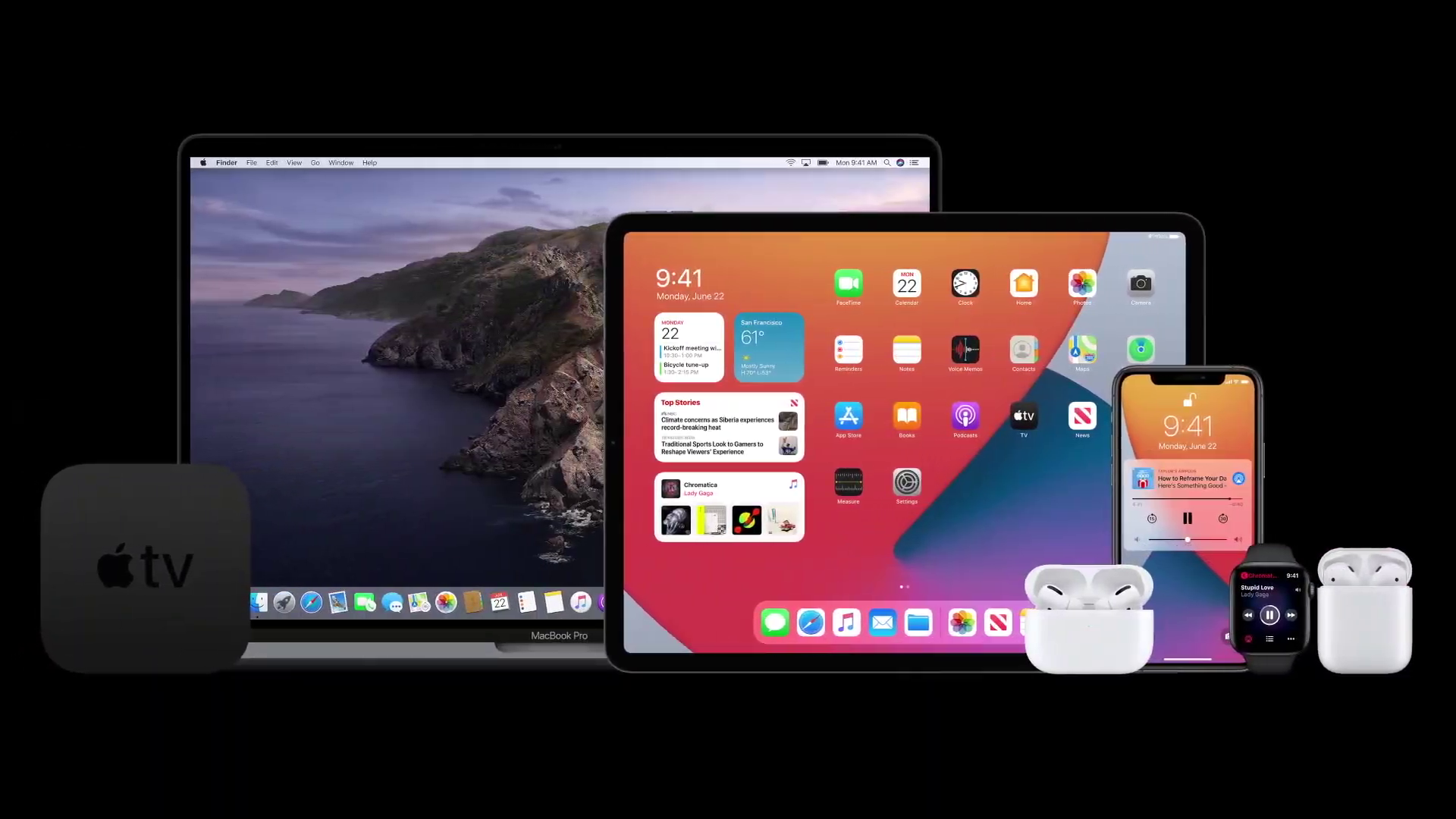apple device family display