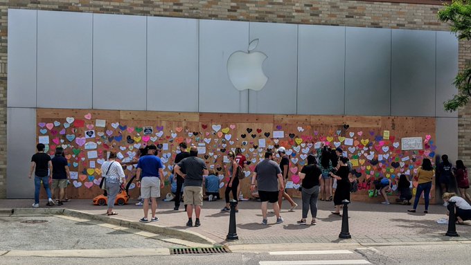 apple store protesty 4 Apple Story v USA při protestech