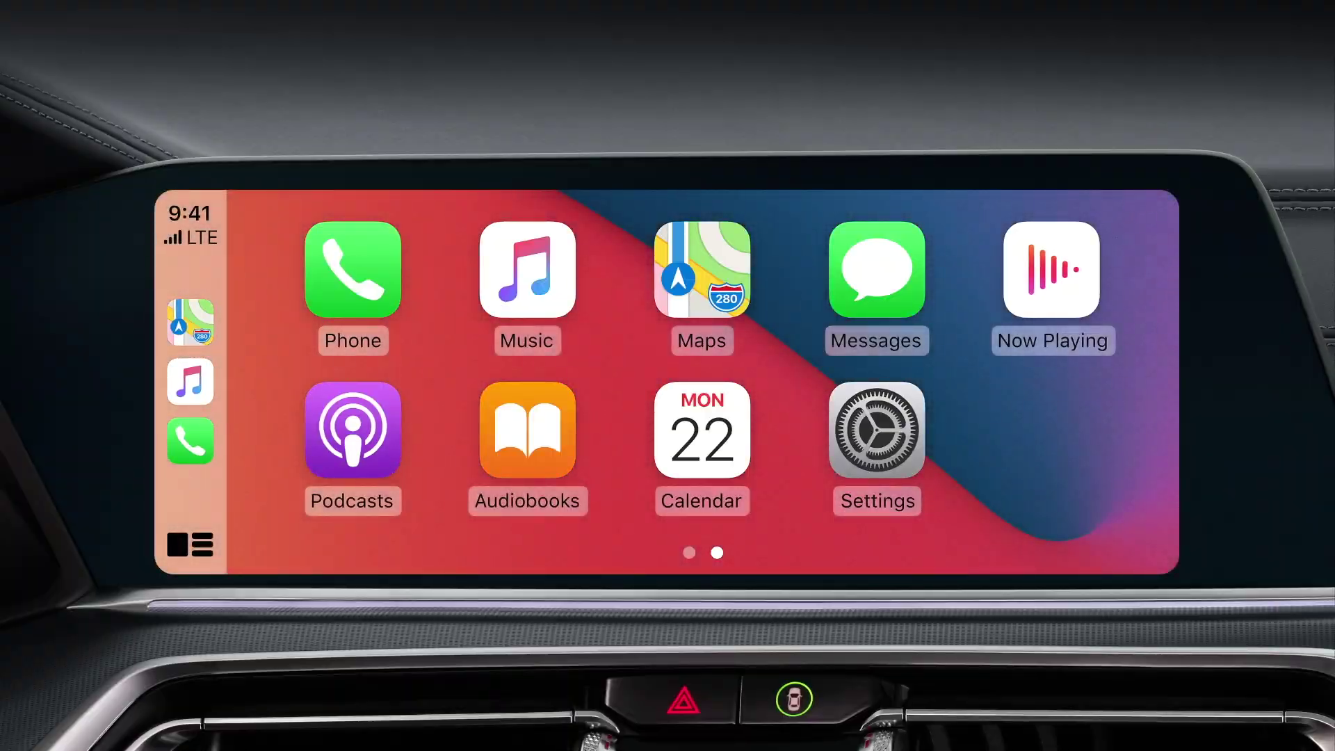 carplay dashboard multicolor