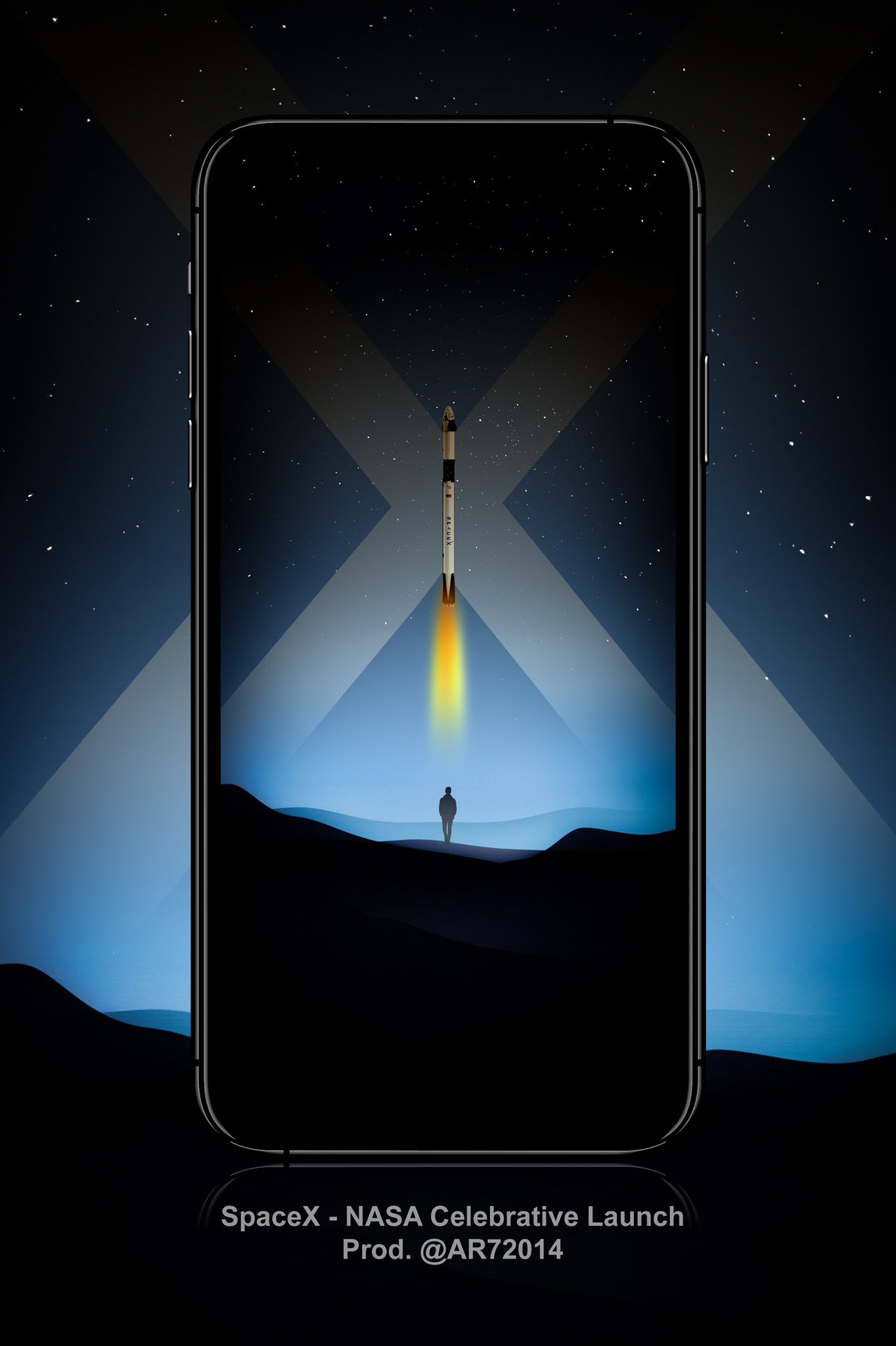 iPhone SpaceX tapety 1 iPhone SpaceX tapety