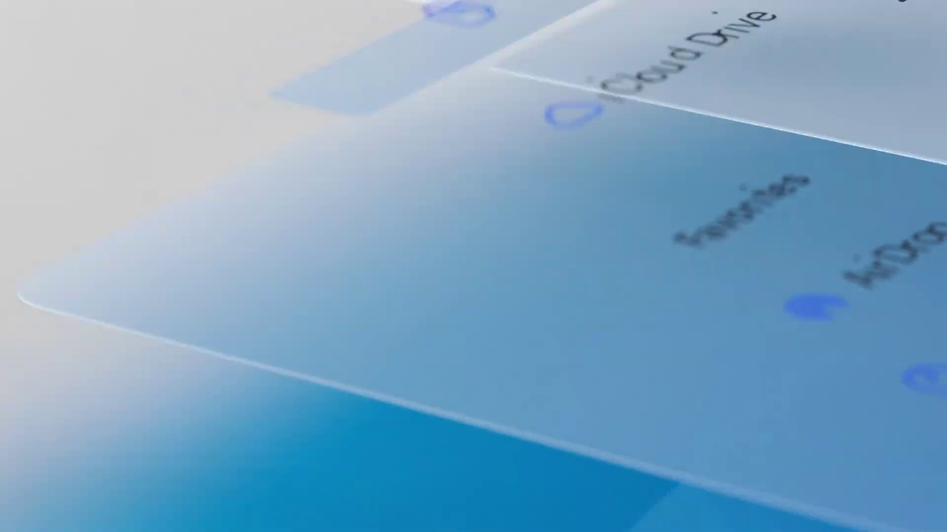 icloud drive interface