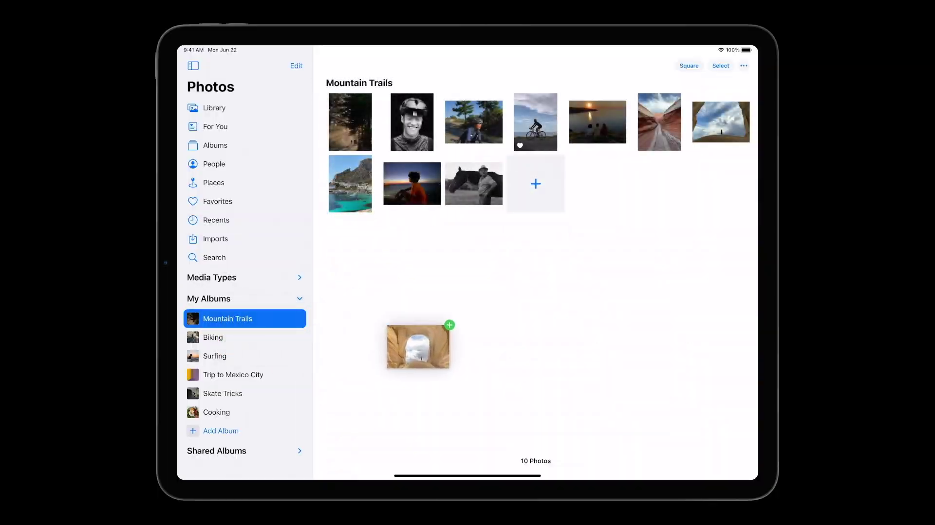 ipad photo gallery mountain trails