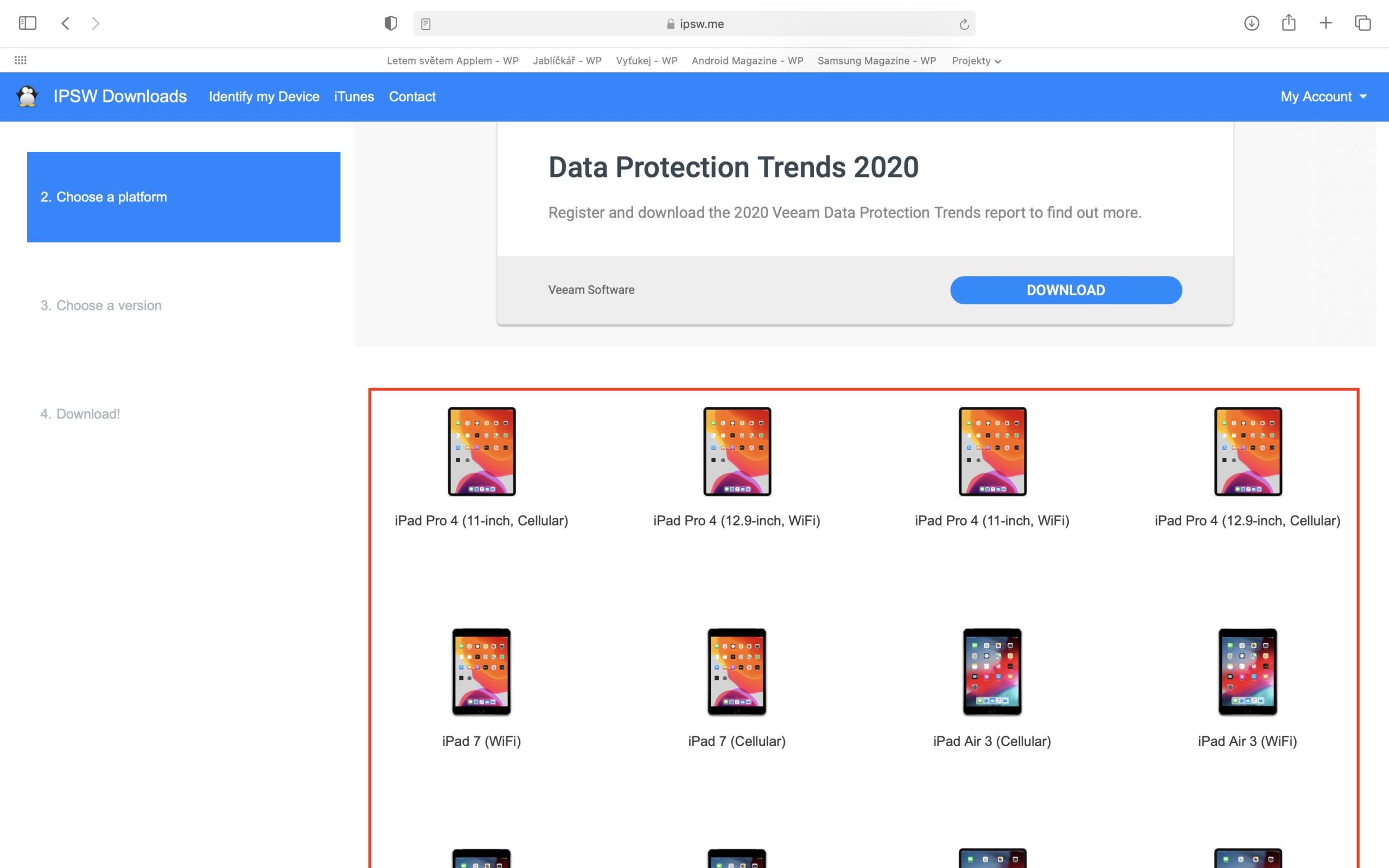 ipados 14 přechod na ipados 13