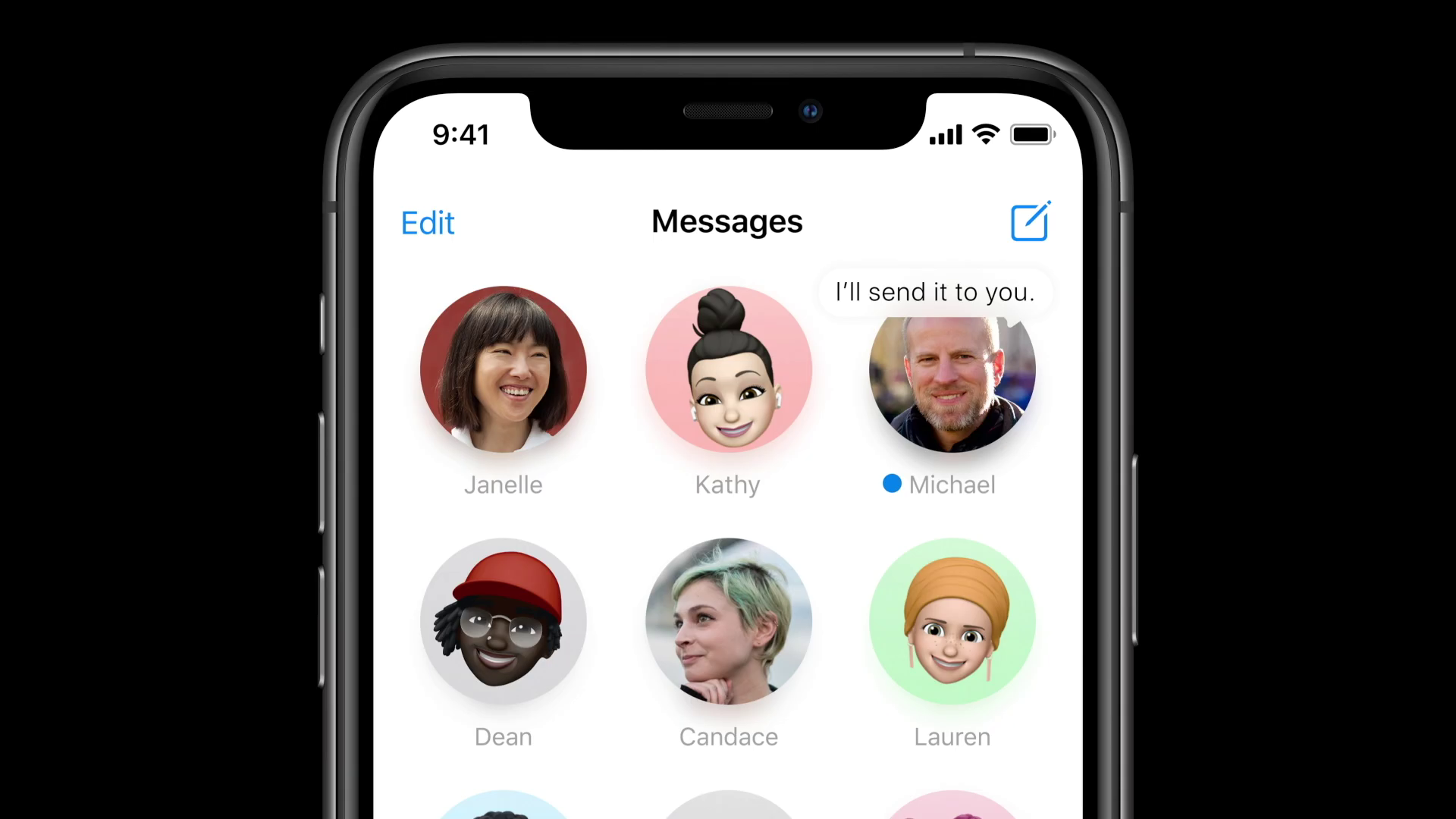iphone messages contacts