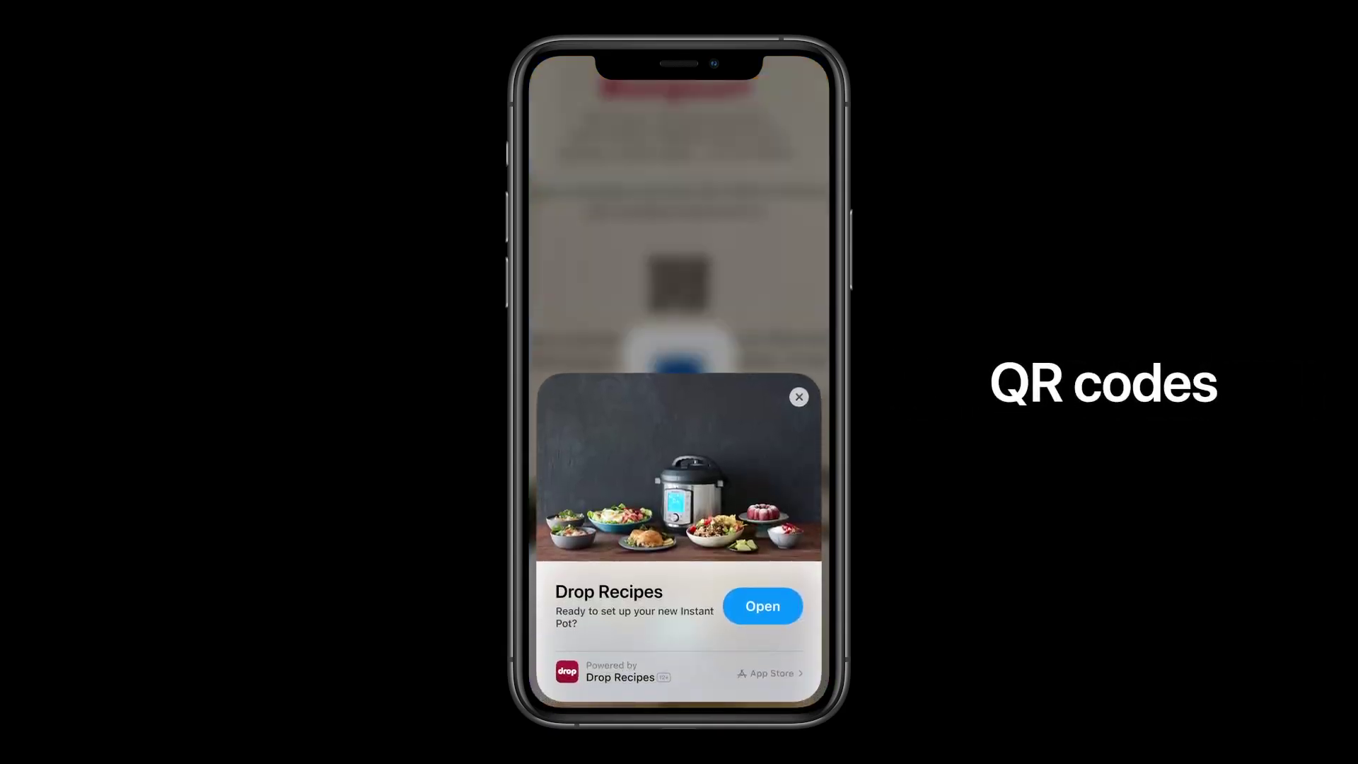 iphone qr codes app card